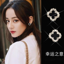 Hong Kong (designer) RVY 2021 New Tide light luxury niche earrings all-around ear clip temperament female