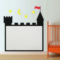 Castle style felt soft tie board floor-standing wall decoration wall felt home living room bedroom childrens room photo wall