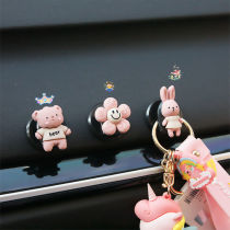 Mini cute bunny girl car car hook front row multi-function car with small hook cartoon high value