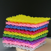 Korean bubble dish towel non-sticky hair and oil double-sided cleaning cloth deoiling artifact sponge scrub kitchen