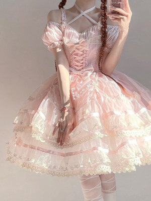 taobao agent Dress, elegant small princess costume, Lolita style, Lolita OP