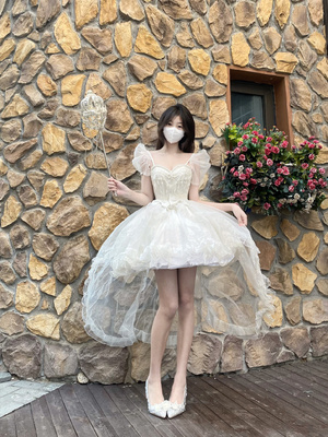 taobao agent White dress, small princess costume, Lolita style