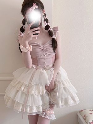 taobao agent Fuchsia antique dress, small princess costume, Lolita style, Lolita Jsk