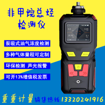 Portable non-methane total hydrocarbon detector Oil and gas paint concentration tester Pump-suction hydrocarbon gas detector