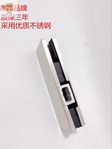 Thickened glass door clip frameless door lower door clip floor spring door clip tempered glass clip