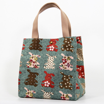 Japanese bento bag Hand-carried lunch box bag Bento bag office workers with rice tote bag Canvas lunch box bag lunch bag