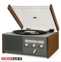 CROSLEY CROSLEY CR6033A-GY Vintage Vinyl Record Player MEDIEVAL Style OTTO Entertainment