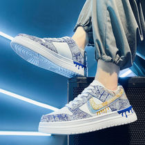 2022 aj men shoes spring new high-help board shoes Han version Trend students sports casual shoes submen