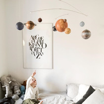Nordic retro Creative Planet Air pendant pendant childrens room decoration storefront living room decoration
