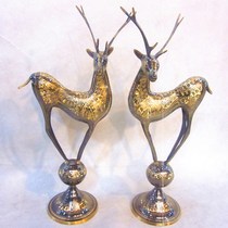 Pakistan handicrafts New Fushou Ankang Sika deer fortune deer opening wedding gift ornaments