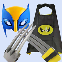 Wolverine Paw Cloak Halloween Children Costume cosplay Anime Performance Set Men Wolverine Costume