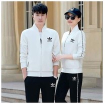 Adida 2022 Spring New Couple Sports Suit Three Sets Mens Casual Sportswear Womens Clothing Suit