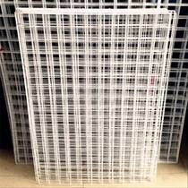 Small jewelry supermarket shelves wrought iron grid wire photo wall fence snacks on the wall hanging net adhesive hook display shelf