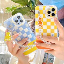 Suitable for iPhone12 bear bracelet 11ProMax phone case XR Apple SE2 fun Xs girl 7 8Plus
