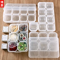 Bohui food sample storage special box School kindergarten canteen food sampling trial box transparent thickened sample box