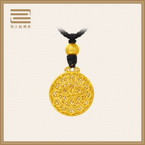 New Chow Tai Fook Heritage Series Shunyi Lotus pure gold gold pendant price F225253