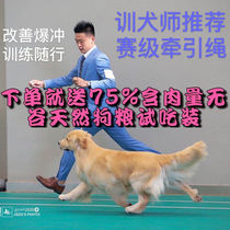 Race level pet dog leash P rope professional competition training P chain dog rope velvet handmade correction burst