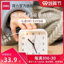 Dali alarm clock students use childrens bedside clock high volume pointer type with night light to get up artifact boys and girls