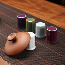 Chengxian five famous kiln cover bowl lid accessories teapot ceramic pot cover tea pad kung fu tea ceremony zero match