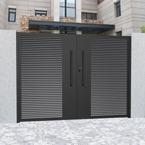 Villa gate courtyard gate iron gate country entrance garden homestay gate double open courtyard door electric door
