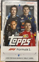 TOPPS 2020-2021 FORMULA1 HOBBY F1 racing star card whole box (total of 18 packs)