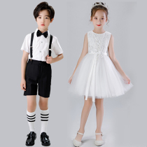 61 Children Show Clothing Boy Recital Back With Pants Girl Dance Princess Dance Princess Kindergarten Chorus Out