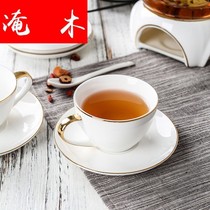 Yanmu European-style ceramic herbal tea set Flower tea cup Household afternoon tea Fruit flower tea cup
