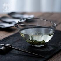 Set Positive Creativity Water Drop Fair Cup High Boron Silicon Heat Resistant Transparent Glass All Cup Teaer Tea Set Zero Fit Tea Sea