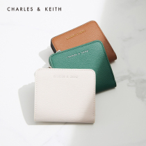 CHARLES & KEITH SPRING and SUMMER womens bag CK6-50770498-1 WOMENs embossed mini short wallet