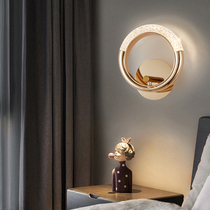 Light luxury earrings wall lamp post modern simple living room background wall wall lamp creative bedroom bedside lamp 2021 New