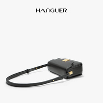 HANGUER & CK niche designer black small bag female 2021 new pet premium messenger bag