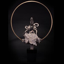 Taiwan bronze sculpture Guanyin Buddha ornaments Protect Ping An Town House to ward off evil spirits Sages Dizang Bodhisattva entrance handicraft decoration