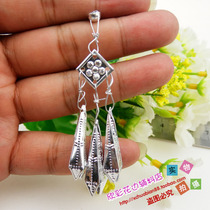 Promotion of minority clothing Miao Miao female fake silver bubble silver silver piece silver jewelry bubble a sesame Bell