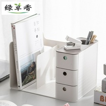 Desktop drawer type stationery storage box student learning supplies book storage rack office file rack