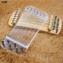 Flagship Store Guzheng Practice Finger Practice Finger Practice Portable Log Transparent Color Crystal Small Guzheng Finger Force
