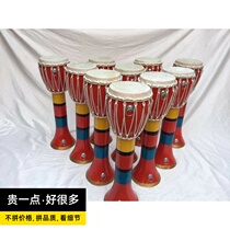 Elephant foot drum Long drum Yunnan Dai drum craft drummer beat drum Solid wood cowhide drum artwork drum ornaments custom drums