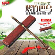 Bawu musical instrument Xinyi Bawu detachable two-section horizontal blowing Zizhu F tune G tune Send brocade box China knot