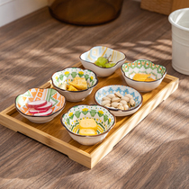 Modern housewife mini soy sauce saucer vinaigrette seasoning bowl small saucer ceramic side dish kimchi sauce plate