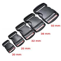 Black plastic double adjustment buckle buckle running bag backpack satchel adjustment buckle bag luggage luggage accessories