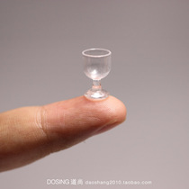 Simulation miniature model mini version super small goblet red wine glass candy mug micro landscape ornament