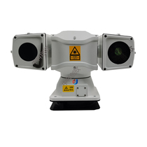 Network HD surveillance PTZ camera infrared T-type wiper 360 degree blind angle intelligent patrol car top PTZ