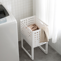 Japanese dirty clothes storage basket foldable household dirty clothes basket washing basket plastic clothes bucket basket storage basket