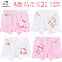  Hello Kitty girl safety pants pure cotton anti-slip safety pants summer thin childrens underwear baby girl underpants
