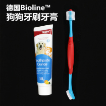 Hard Hair Style Large Dog 360 Toothbrush Large Dog Special Pet Toothbrush Toothpaste Suit Gold Brush Tooth Dental Calculus