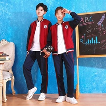 Junior high school students class uniforms baseball uniforms baseball uniforms autumn Sportswear children cotton two-piece spring and autumn middle school students