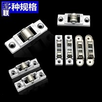 Plastic steel window zinc alloy single pulley glass window pulley push pull translation window roller groove pulley door and window accessories