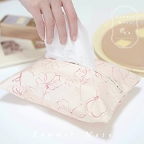 naiyoustore Strawberry cream peony powder tissue bag towel cover original printed SummerNote