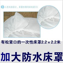 Disposable non-woven universal bed cover free high quality elastic increase waterproof hotel family composite wash belt bed cover