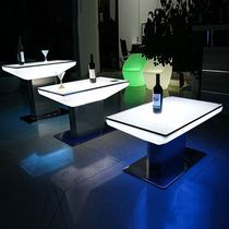 Bar ktv glowing tea table Clear bar Table and chair Music Bar Table and chair LED rectangular bar Creative sofa seat