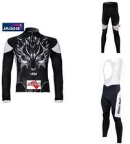 XS-4XL ~ 2012 ghost wolf sports mountain warm grip suede self bike long sleeve riding suit for autumn and winter